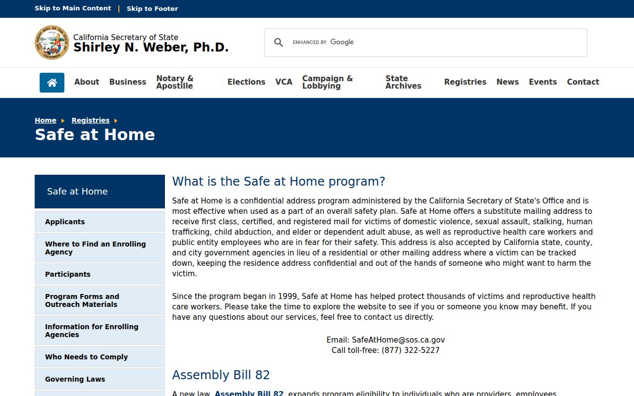 La Verne neighbors view of California Safe at Home address confidentiality